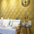 Contemporary waterproof wall planks striped brick bedroom wall panels