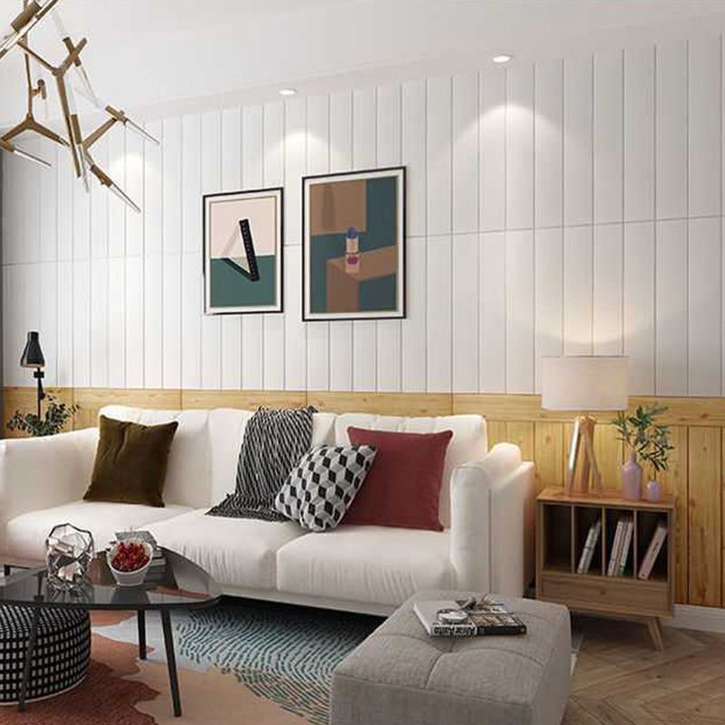 Living Room Wall Paneling for Peeling and Attaching 3D Embossed Wall Paneling