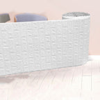 Modern Pearl Wainscoting Waterproof PVC Wall Access Panel Peel and Stick Wall Tile