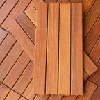 Basic Wood Tiles Composite Pavers Tiles for Outdoor Patio