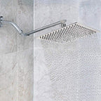 Stainless Steel Fixed Shower Head Rainfall Wall Mounted Shower Head with Extension Arm