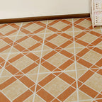 Peel-and-Stick PVC Floor Tiles with Diamond Look, 30.5 × 30.5 cm