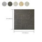 Modern Wall Covering 3D Brick Peel and Stick Waterproof Wall Covering