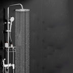Wall-mounted Rectangular Shower System Stain-resistant Copper Modern Shower System