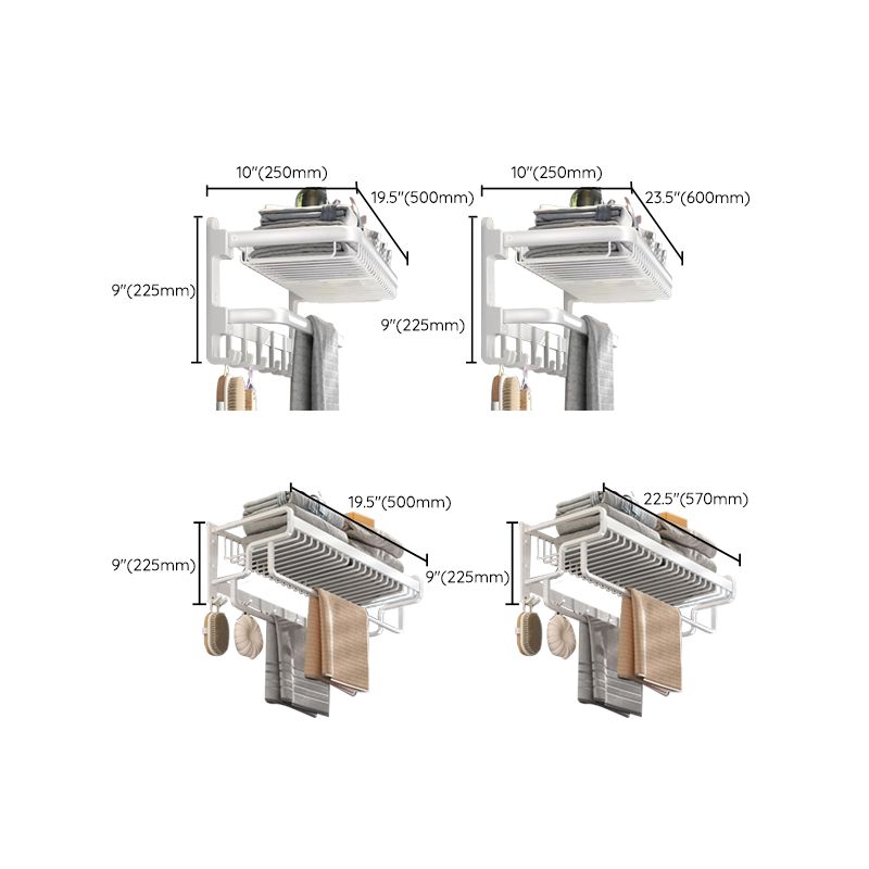 Modern Bathroom Accessory Set White Paper Holder Bathroom Shelf Bathroom Fittings Set