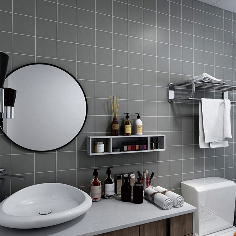 Hexagonal Peel-and-Stick Tiles Mosaic Tile Peel-and-Stick Backsplash
