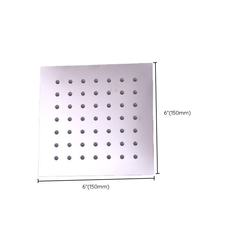 Metal Fixed Shower Head Modern Bathroom Ceiling Mount Shower Head