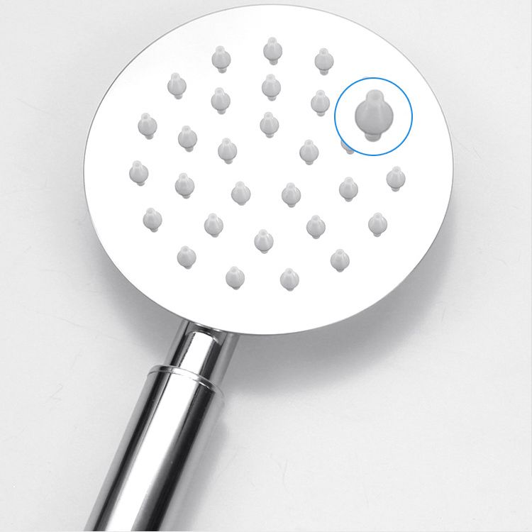 Round Shower Head Stainless Steel 3 Sprays Wall Mounted Hand Shower