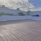 Striped pattern terrace tiles interlocking tiles kit outdoor patio