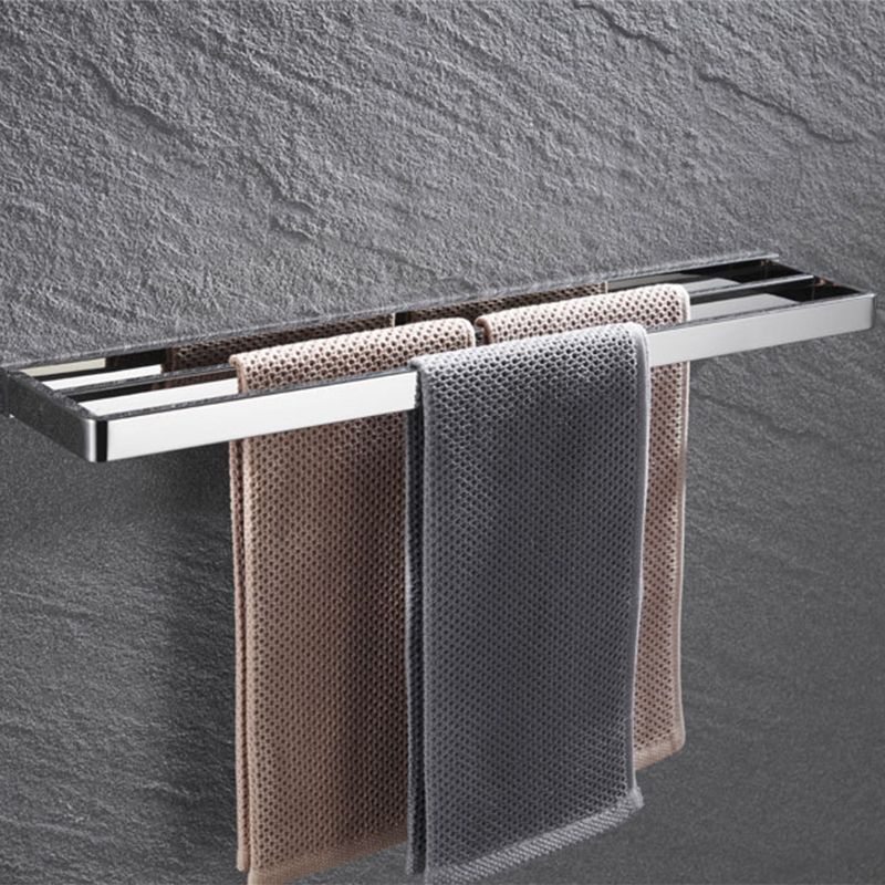 5-piece modern bathroom accessories as single item or in set Polished chrome bathroom set