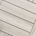 Ground Patio Square Stripe Composite Waterproof Deck Board
