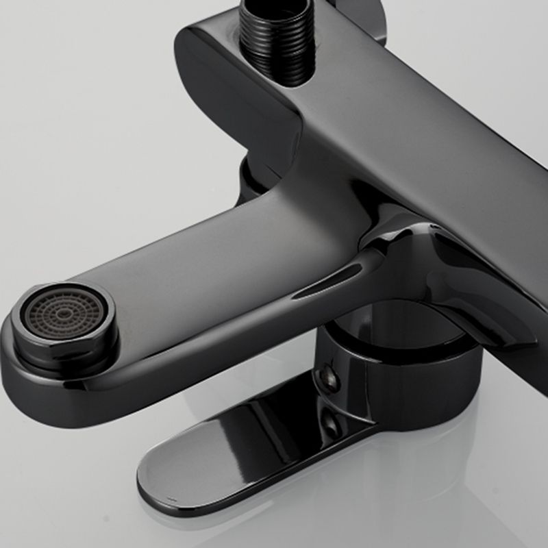 Contemporary Bath Filler Trim Wall Mounted Fixed Bath Fitting