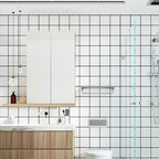 Square Mosaic Tile Peel and Stick Tile for Kitchen and Bathroom