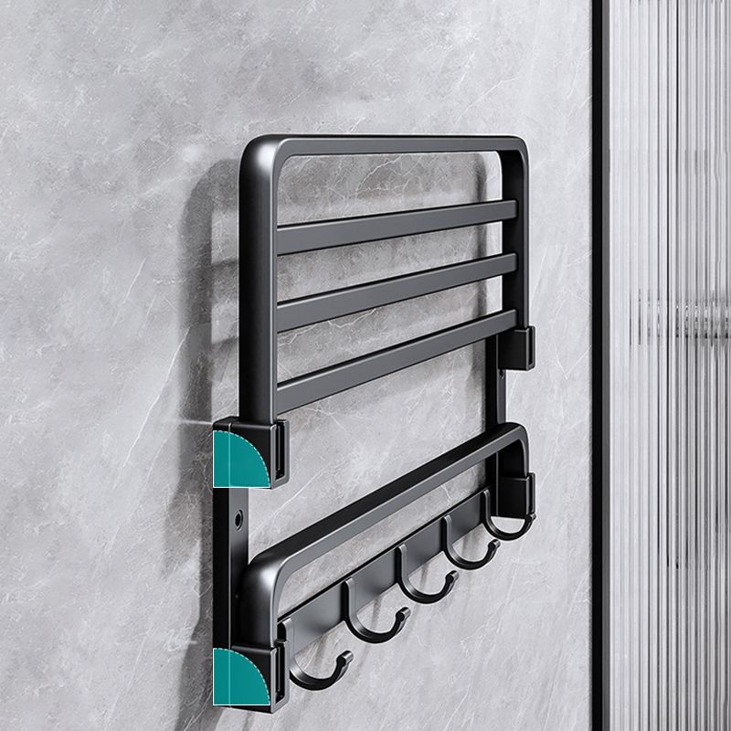 Modern black bathroom accessory set towel holder bathroom fittings
