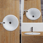 Contemporary oval wash stand ceramic metal undercounter basin