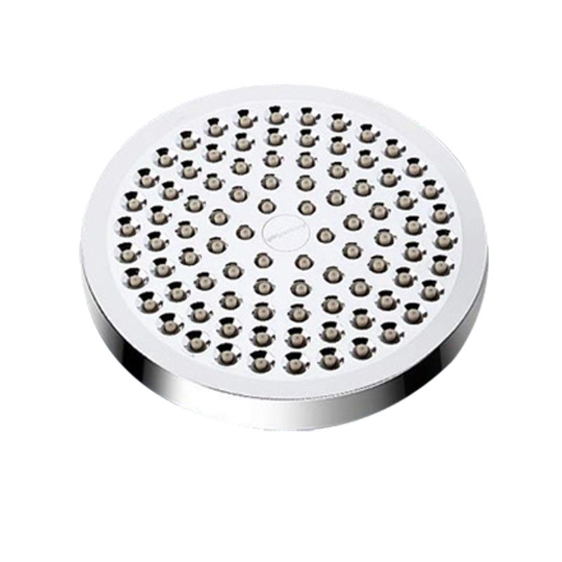 Traditional Shower Head Simple Metal Round Handheld Shower