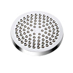 Traditional Shower Head Simple Metal Round Handheld Shower