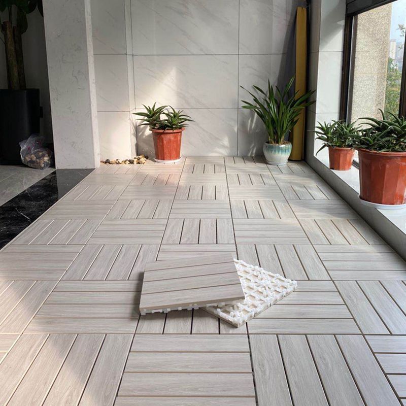 Outdoor Floor Patio Strip Composite Square Waterproof Deck Board