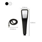 Plastic Wall-mounted Shower Head Modern Bathroom Handheld Shower Head