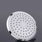 Round Shape Shower Head Modern Swiveling Wall Mounted Fixed Shower Head