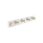 Metal and Marble Bathroom Accessory Single or in Set in Gold