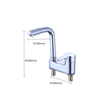 Deck Mounted Center Freestanding Bathtub Filler Single Handle Freestanding Faucet