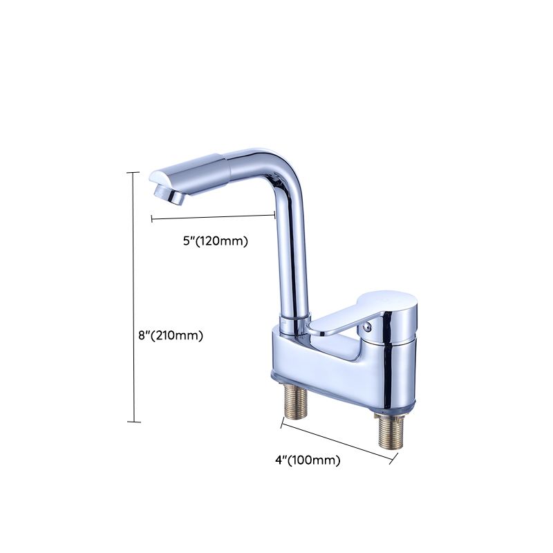 Deck Mounted Center Freestanding Bathtub Filler Single Handle Freestanding Faucet
