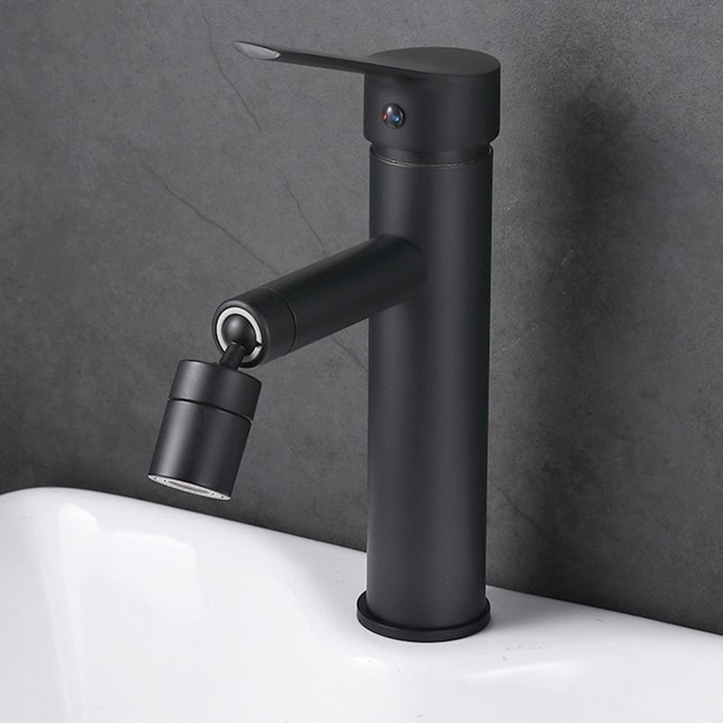 Modern Sink Faucet Copper Lever Handle Low Arc Pull Out Sink Faucet