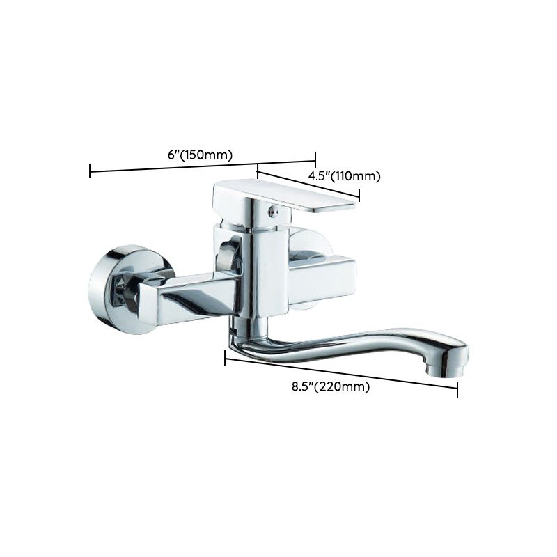 Center connection basin mixer single lever swivel spout center connection fitting