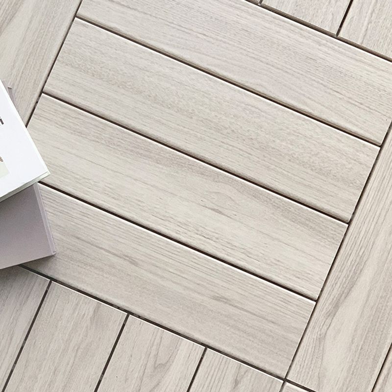 Ground Patio Square Stripe Composite Waterproof Deck Board