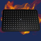 Modern rectangular shower head combo standard spray pattern with hand shower