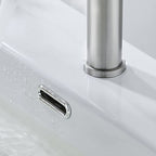Modern Low Arc Basin Faucet with Single Lever Bathroom Sink Faucet