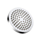 4-Setting Silver Shower Set Concealed Wall Mount Holder Tee with Outlet
