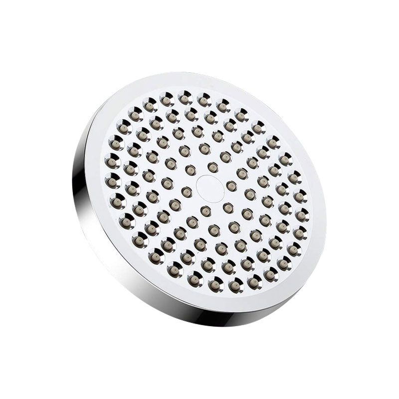 4-Setting Silver Shower Set Concealed Wall Mount Holder Tee with Outlet