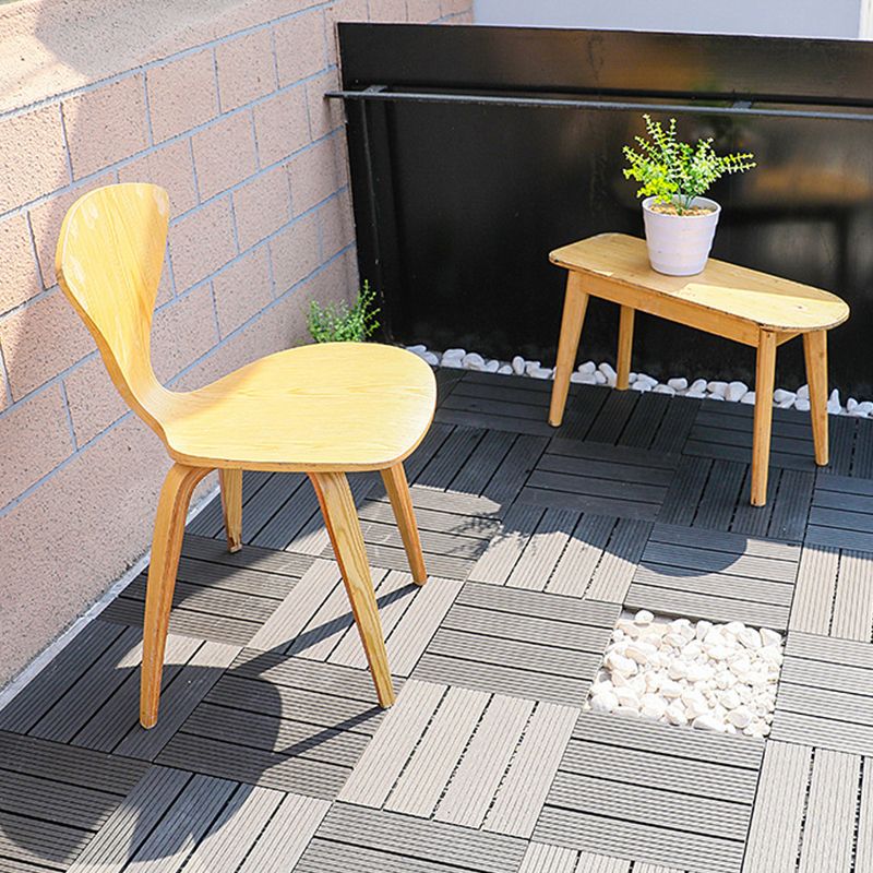 Floor Bullnose Click Lock Wire Brushed Wood Tiles