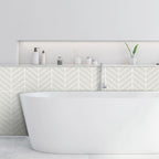 Peel and stick tiles Waterproof plastic rectangular peel and stick tile for the kitchen 2-pack