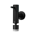 Contemporary Wall-Mounted Bathroom Faucet One Hole Solid Brass Round Faucet