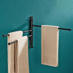 2-piece towel bar made of stainless steel Modern 13.6" B bathroom accessory set