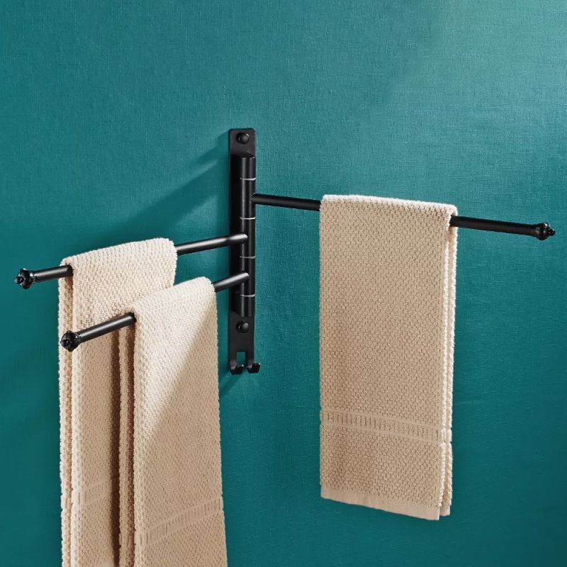 2-piece towel bar made of stainless steel Modern 13.6" B bathroom accessory set