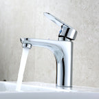 Modern Sink Faucet Monochrome Brass Sink Faucet for the Bathroom