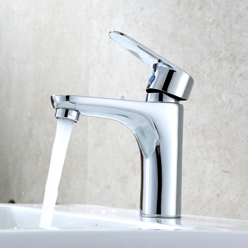 Modern Sink Faucet Monochrome Brass Sink Faucet for the Bathroom