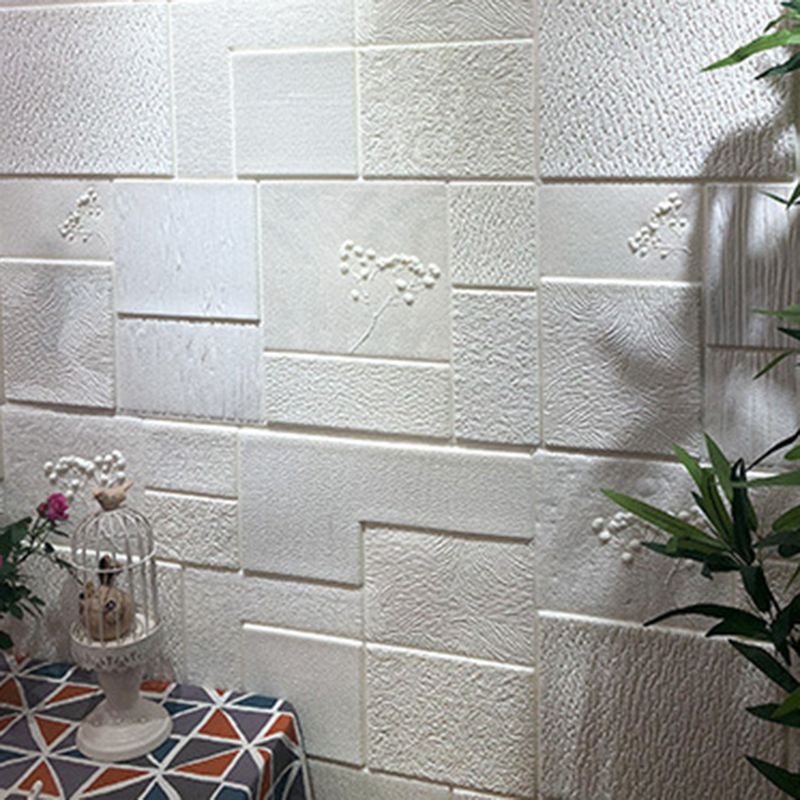 Industrial Wall Plank 3D Brick Bathroom Living Room Wall Panel Set of 1