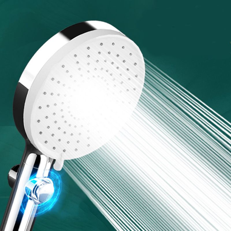 Modern Shower Head Handheld Plastic Round Self-Cleaning Shower Head