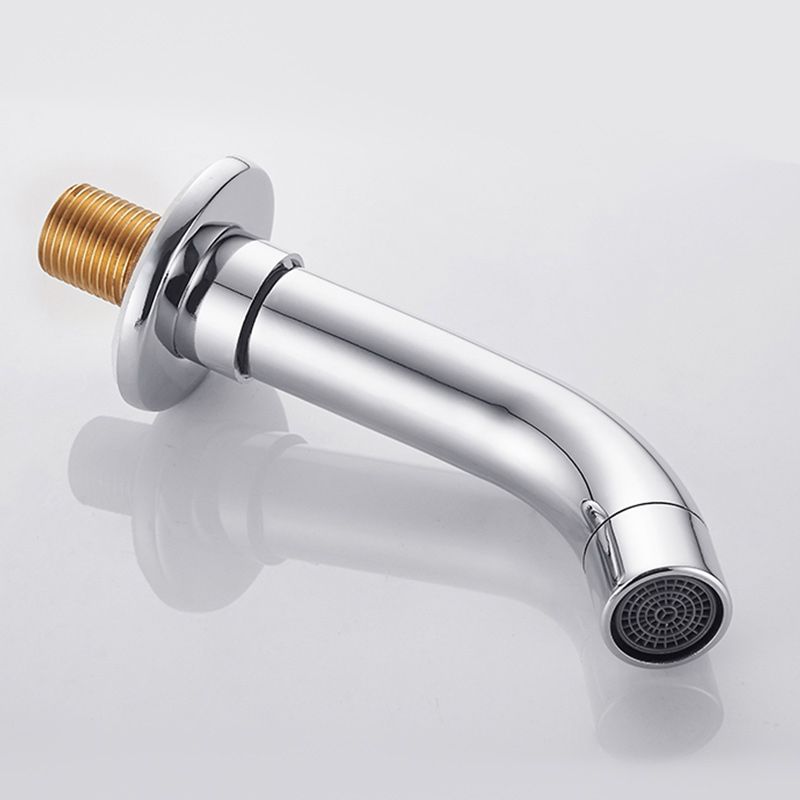 Modern Cross Handle Faucet Monochrome Wall Mounted Bathroom Faucet