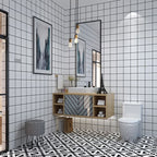 Stylish Mosaic Tile Waterproof Peel-and-Stick Backsplash Tiles