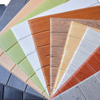 Polygon Peel and Stick Back Wall Tile PVC Wood Peel and Stick Tile
