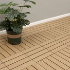 Traditional Floor Tiles Simple Waterproof Click-Lock Wooden Floor Boards