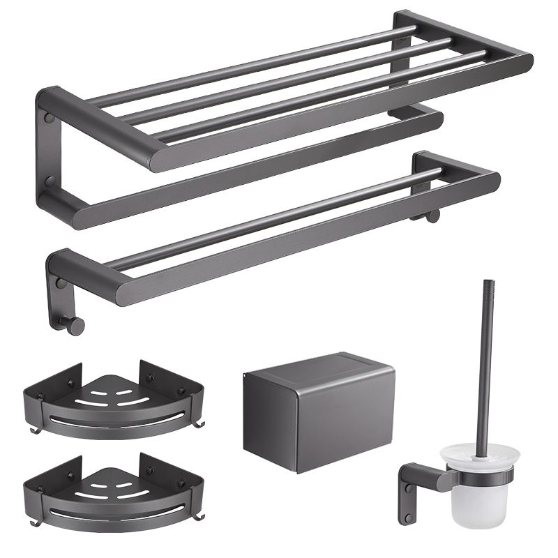 Gray Bathroom Accessory Set Modern Bathroom Accessories Hardware Set