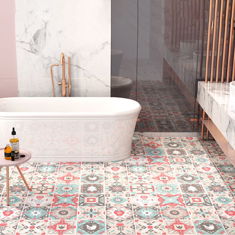 Patterned Vinyl Floor Peel and Stick Vinyl Floor with Low Gloss