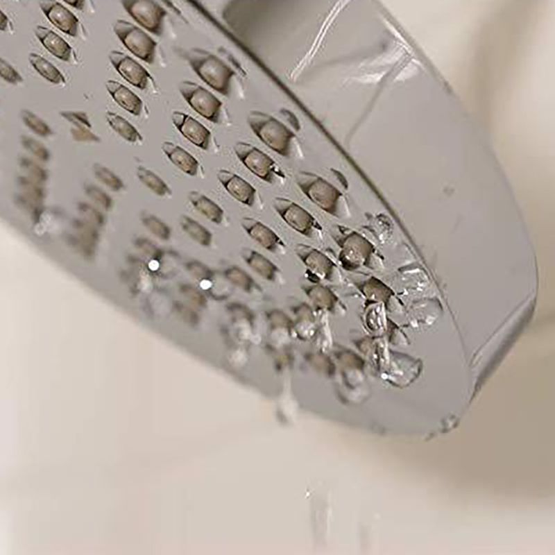 Contemporary round fixed wall shower head Silver shower head